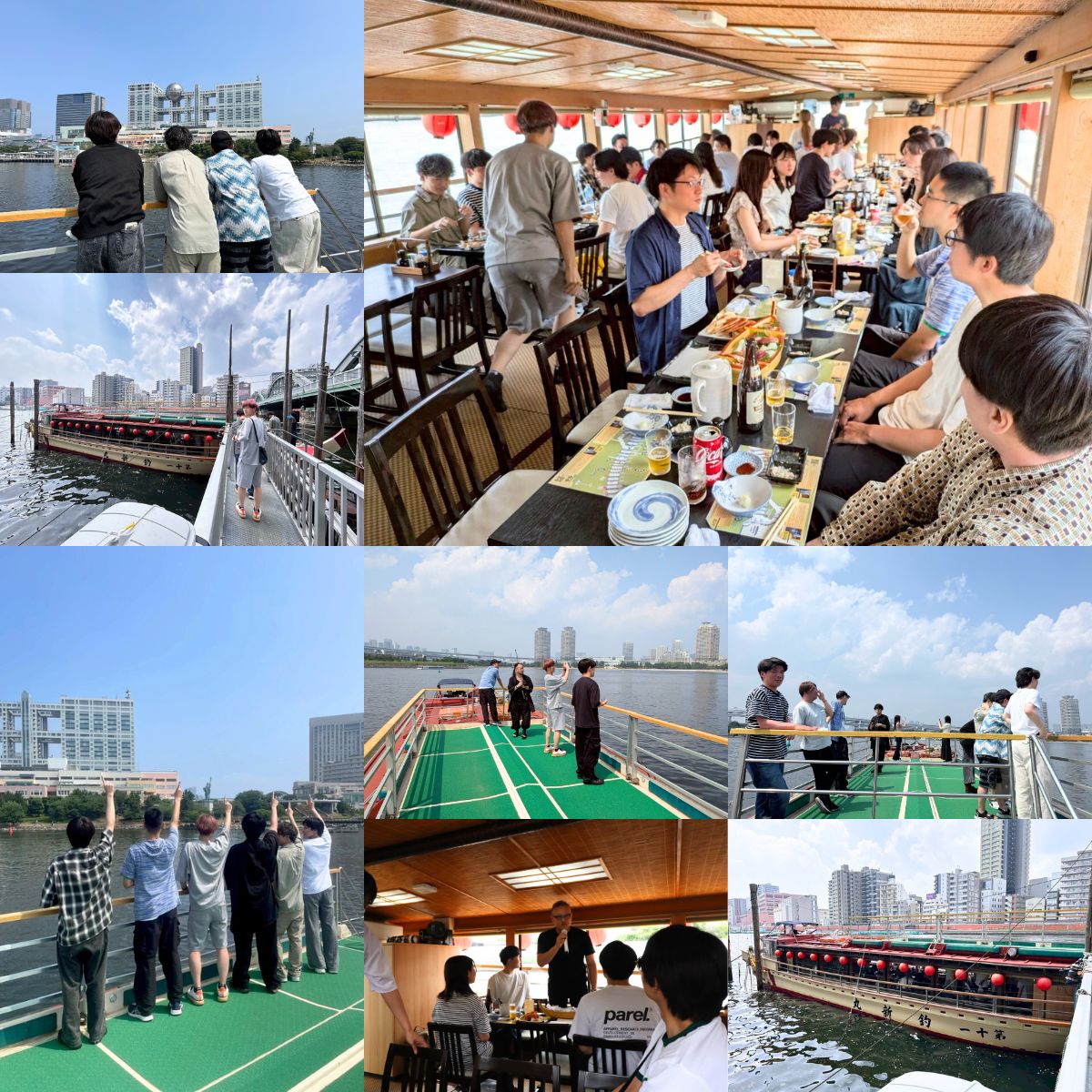 2025年7月9日メディアファイブ社内イベント屋形船 - 屋形船 船宿釣新 東京浅草での様子