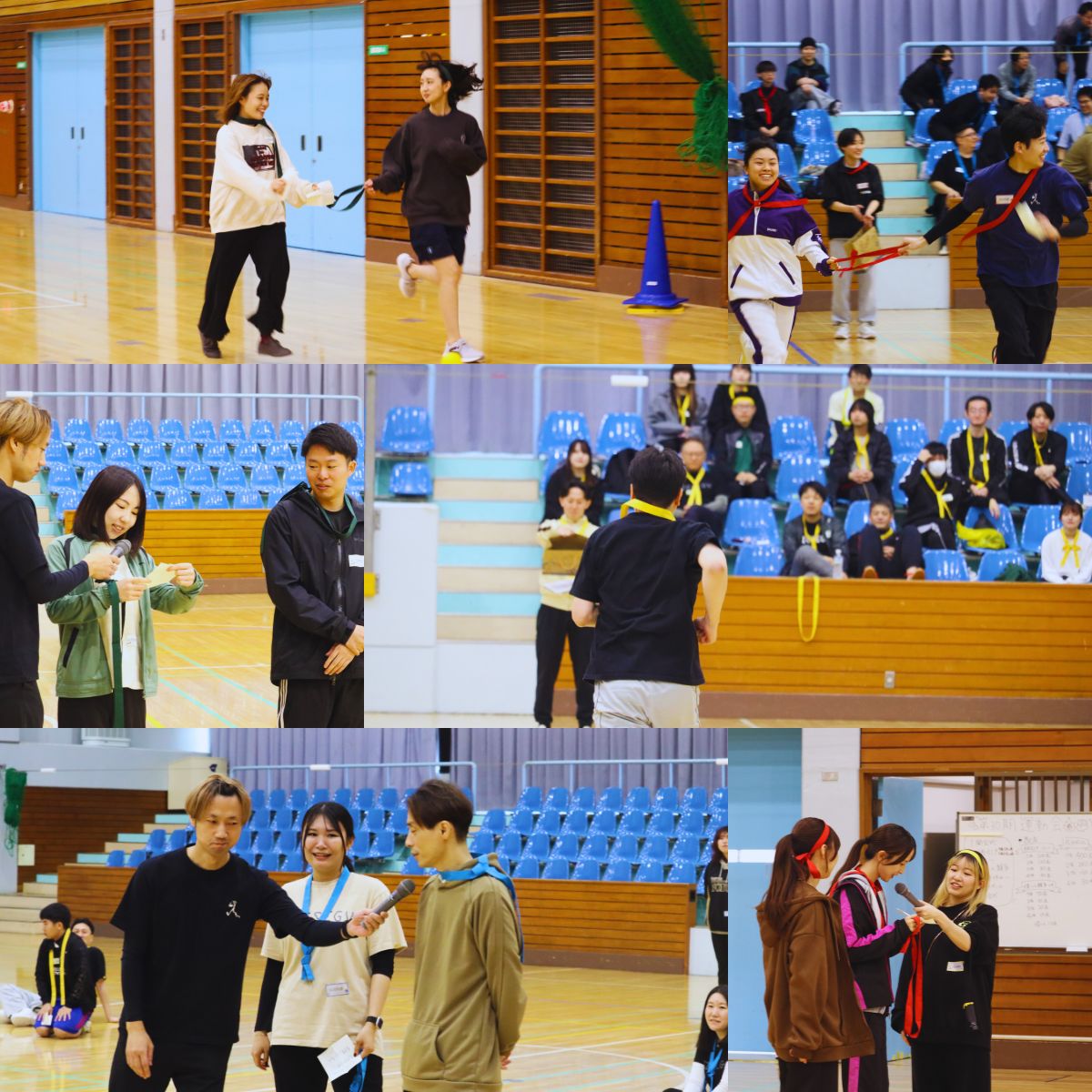 2025年10月24日開催メディアファイブ株式会社運動会 - 借り人競争の様子