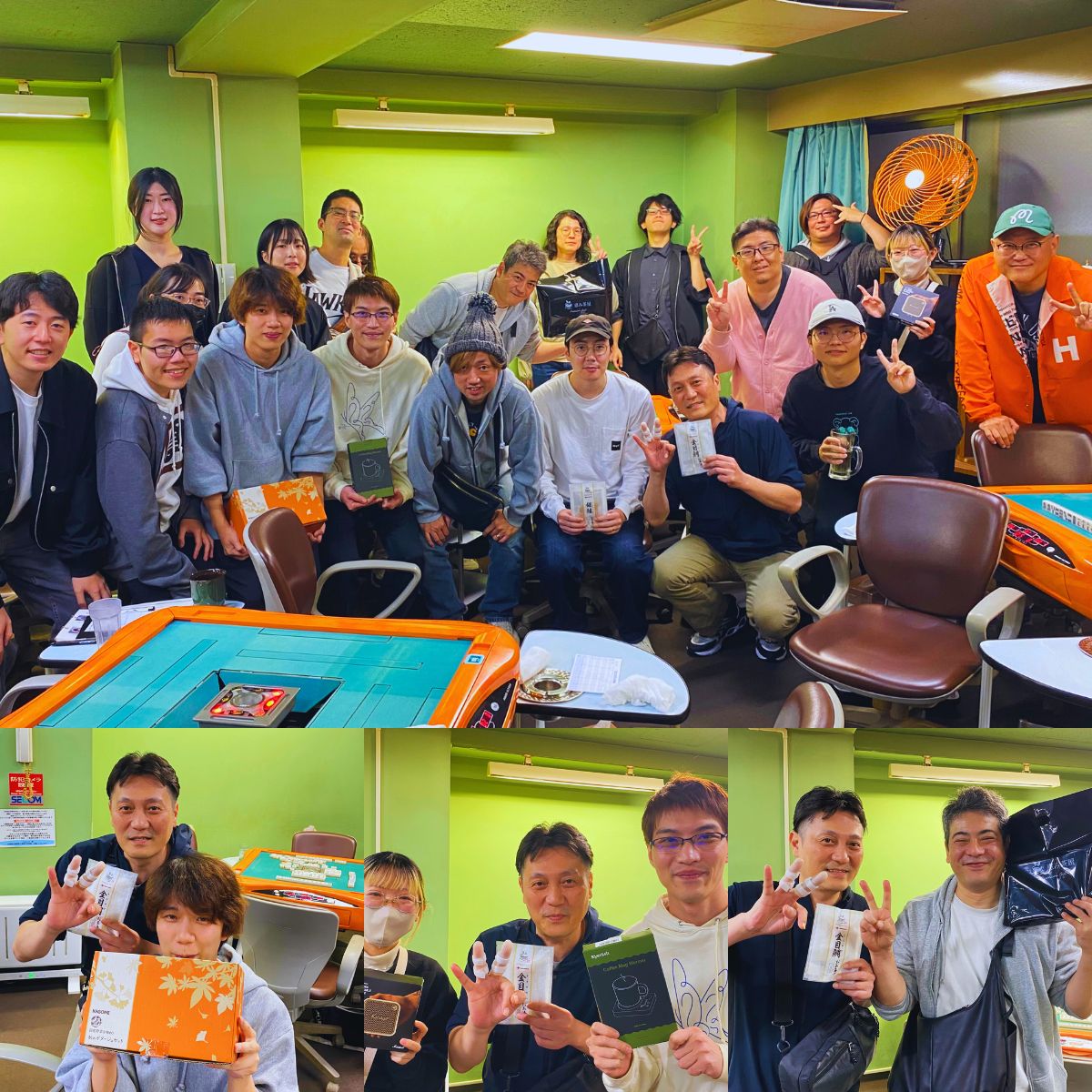 2025年10月26日開催メディアファイブ株式社内イベント - 麻雀大会の様子