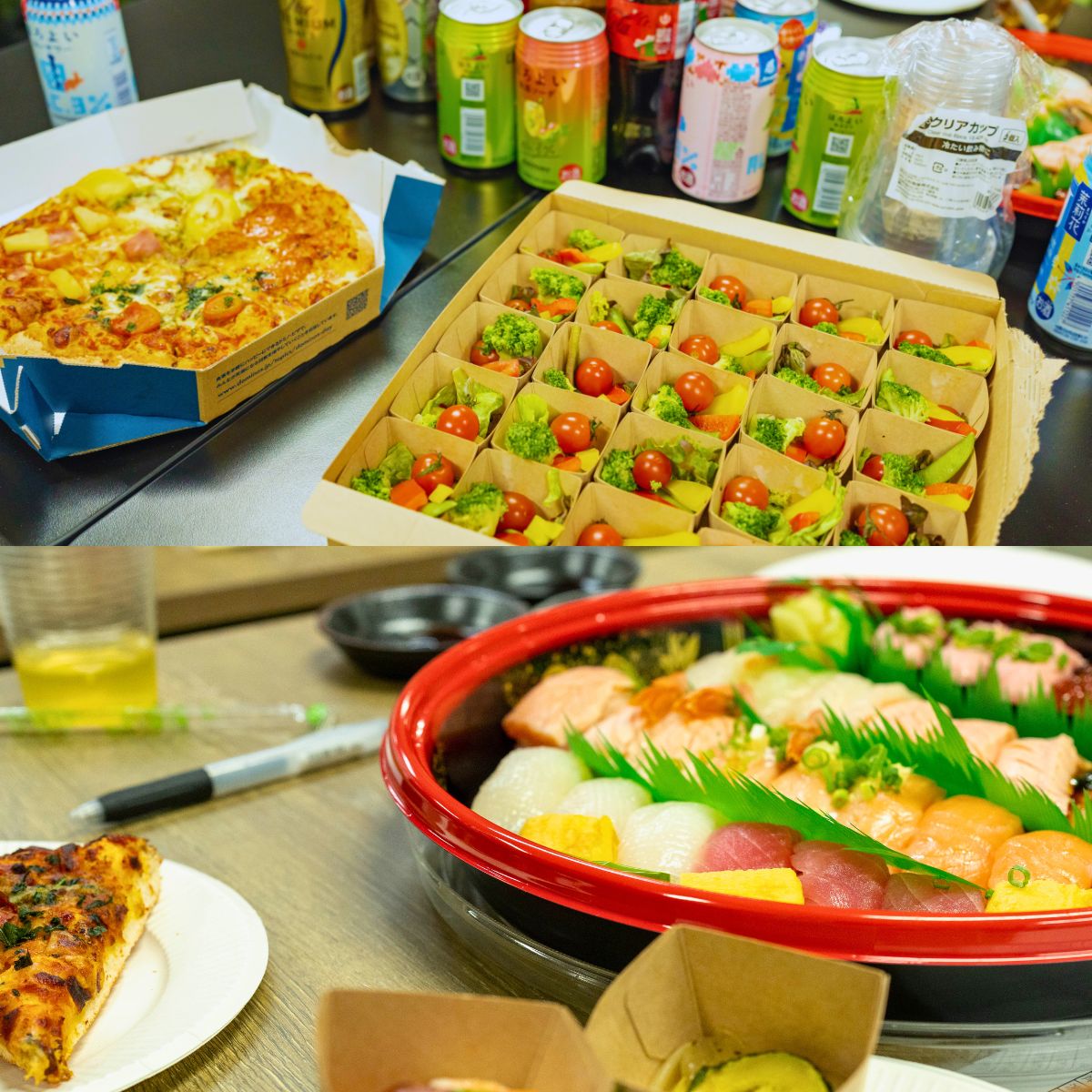 2025年11月14日開催メディアファイブ株式会社の社内イベント部懇親会 - 食事メニュー