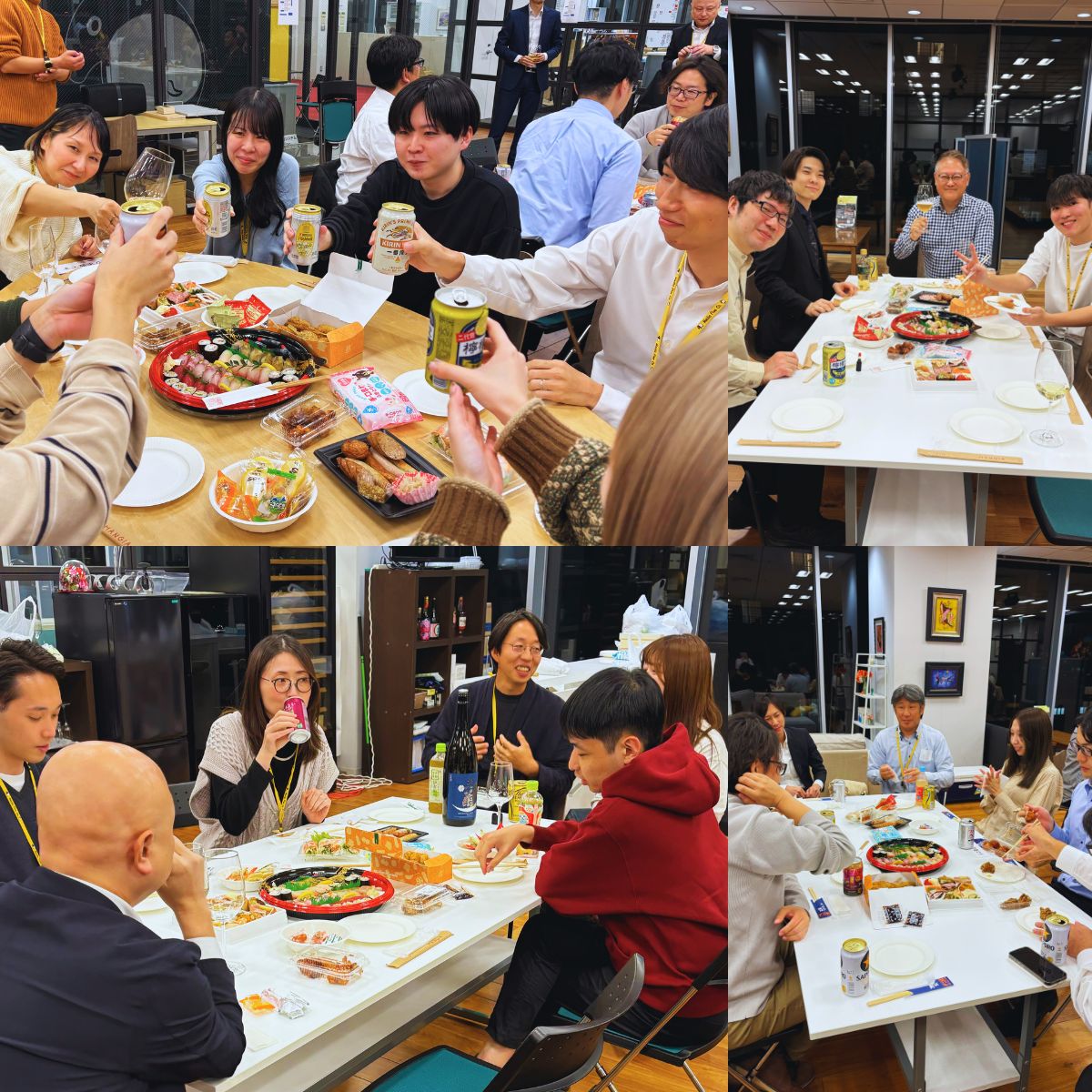 2025年11月21日開催メディアファイブ株式会社の社内イベント部懇親会 - 懇親会の様子